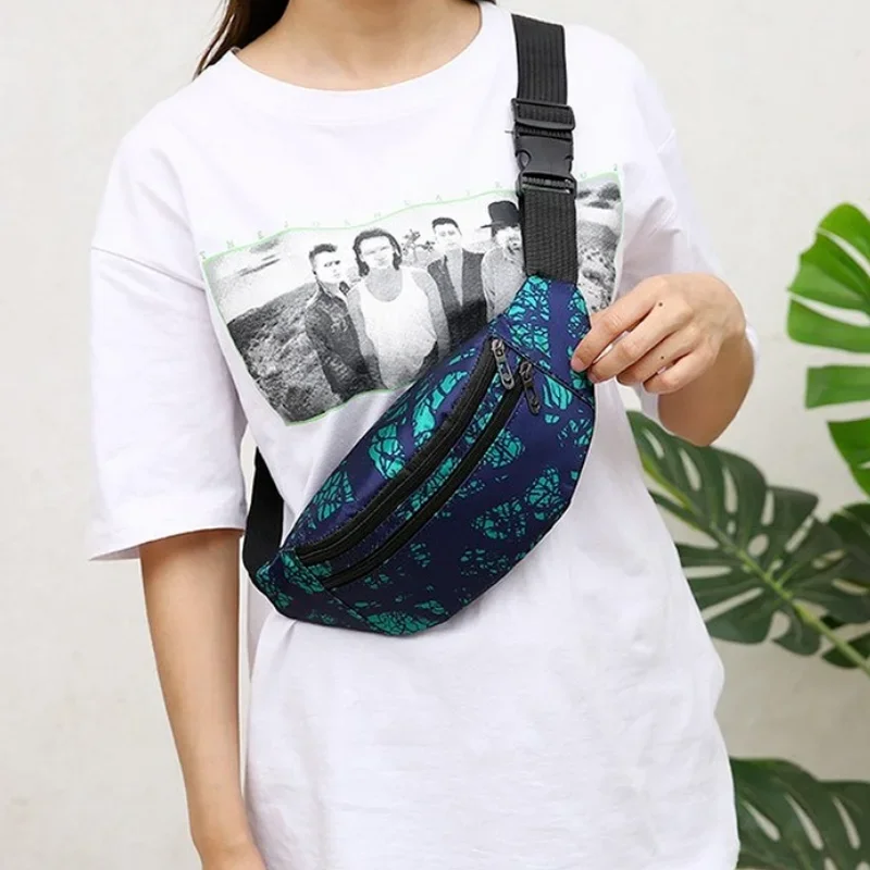 Bunte Feder Design Gürteltasche – Damen & Herren Sport Fanny Pack | Crossbody Brusttasche, Handy Tasche & Multifunktion Hüfttasche – Bild 6