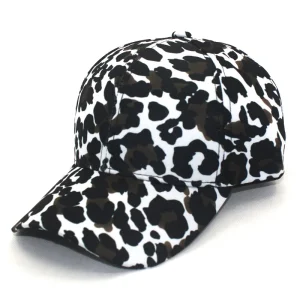 Leopard Print Verstellbare Baseballkappe | Sonnenschutz Baseballcap | Frühling & Sommer Outdoor Snapback für Herren