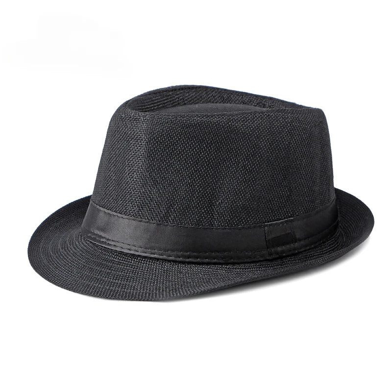 Jazz Fedora Hut – Strand Leinen Top Hat für Herren & Damen, Frühling & Sommer, Sonnenschutz Outdoor – Bild 9