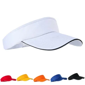 Tennis Visor Kappe für Damen & Herren – Verstellbare Sport Sonnenkappe | Leichte Lauf-, Strand- & Outdoor Tennis Mütze