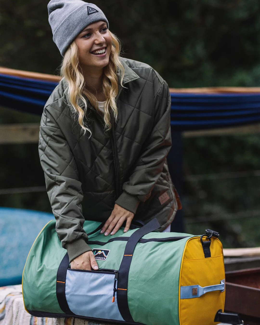 Weekender 58L Reisetasche aus Polyester - Lorbeergrün – Bild 6