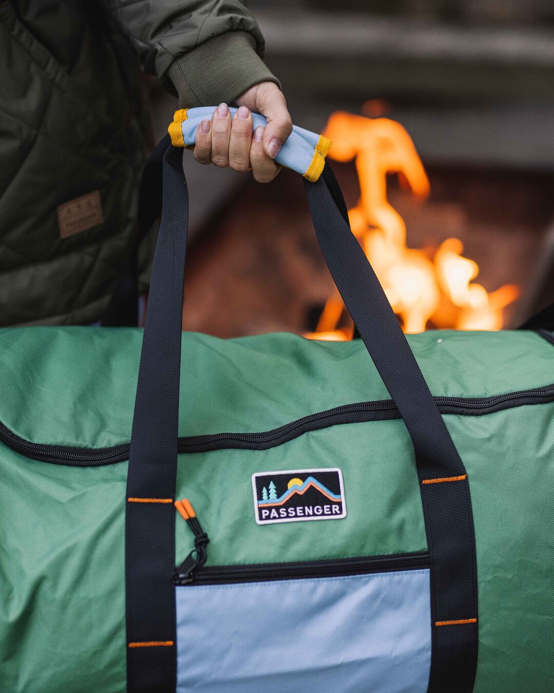 Weekender 58L Reisetasche aus Polyester - Lorbeergrün – Bild 5