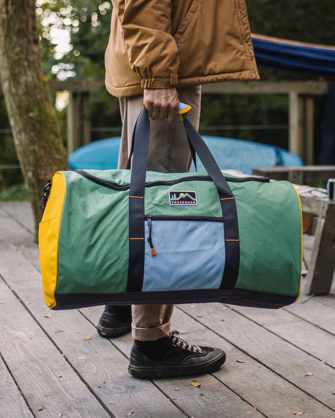 Weekender 58L Reisetasche aus Polyester - Lorbeergrün – Bild 3