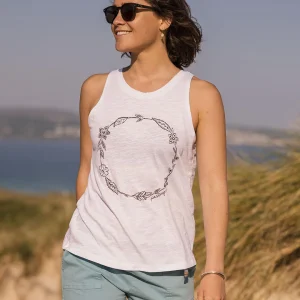 Daisy Chain Baumwolltop - Weiß