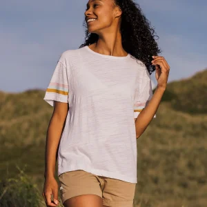 Poinsettia Bio-Baumwoll-T-Shirt - Weiß