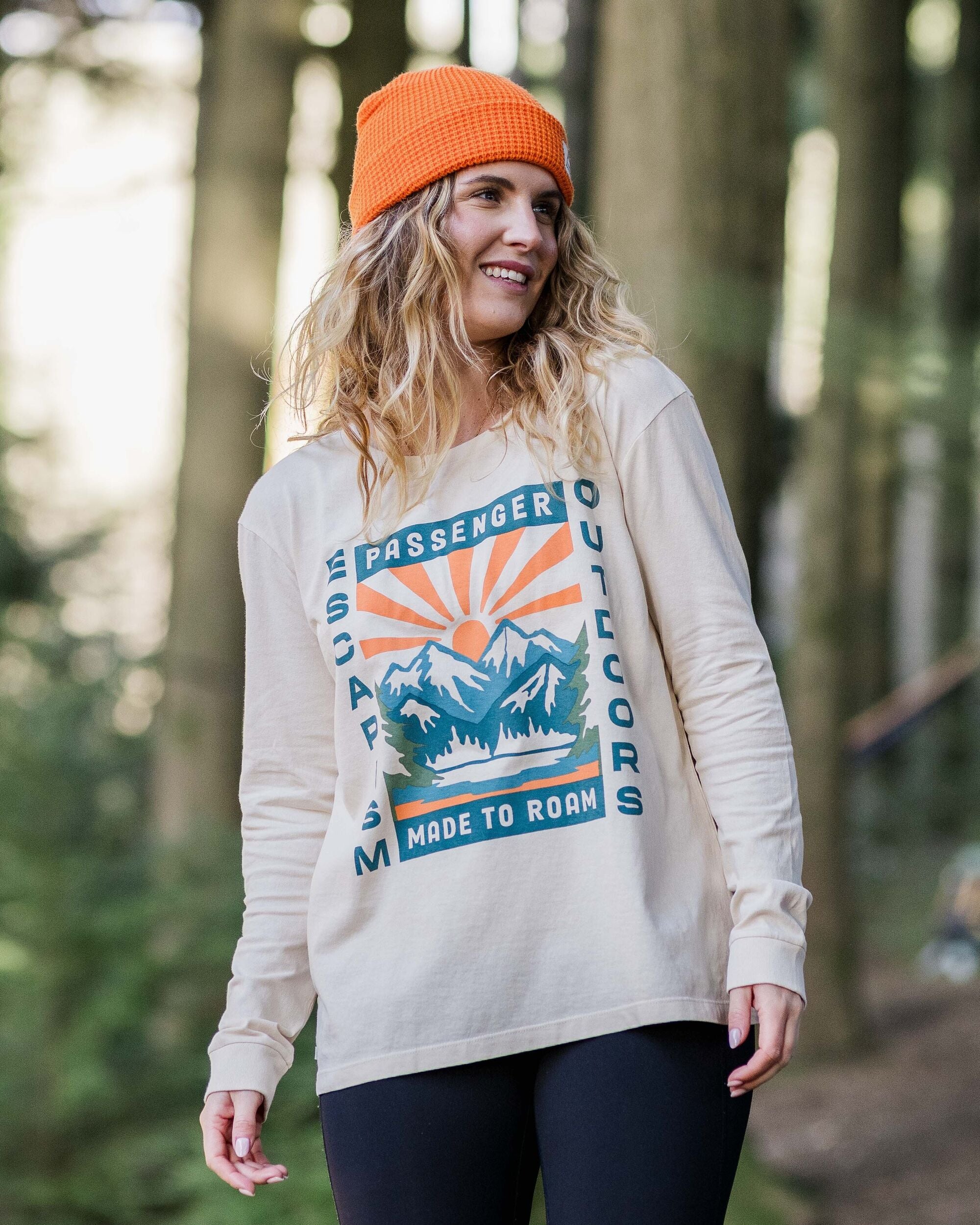 Solitude Baumwoll-Oversized-Langarmshirt - Birke – Bild 5