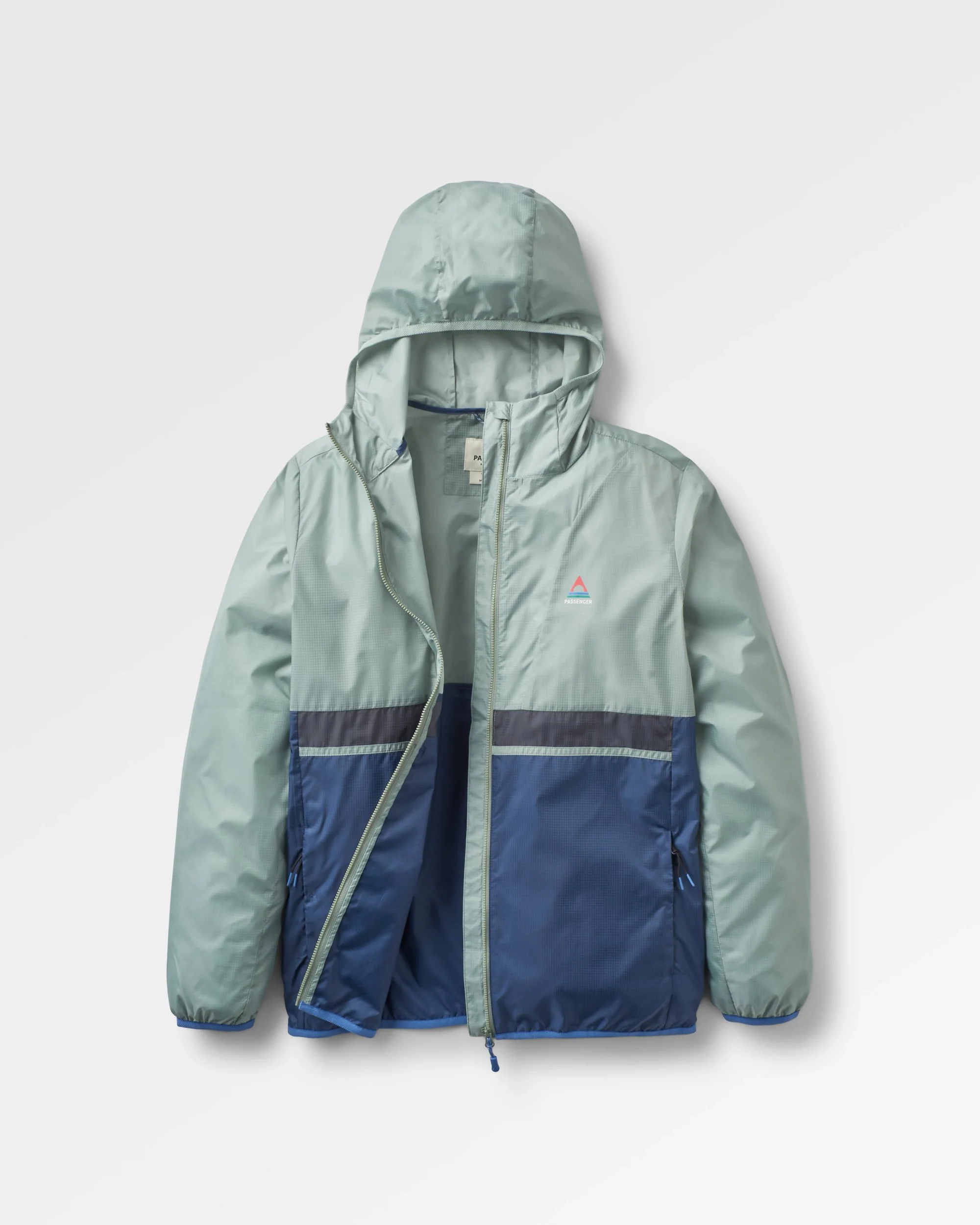 Viento Windjacke - Pistazie/Dunkelblau – Bild 3