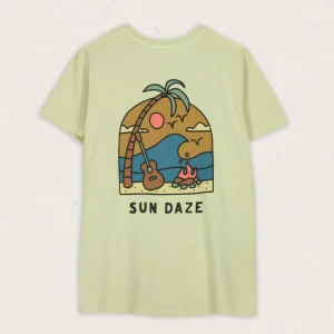 Sundaze T-Shirt - Zarte Grüntöne