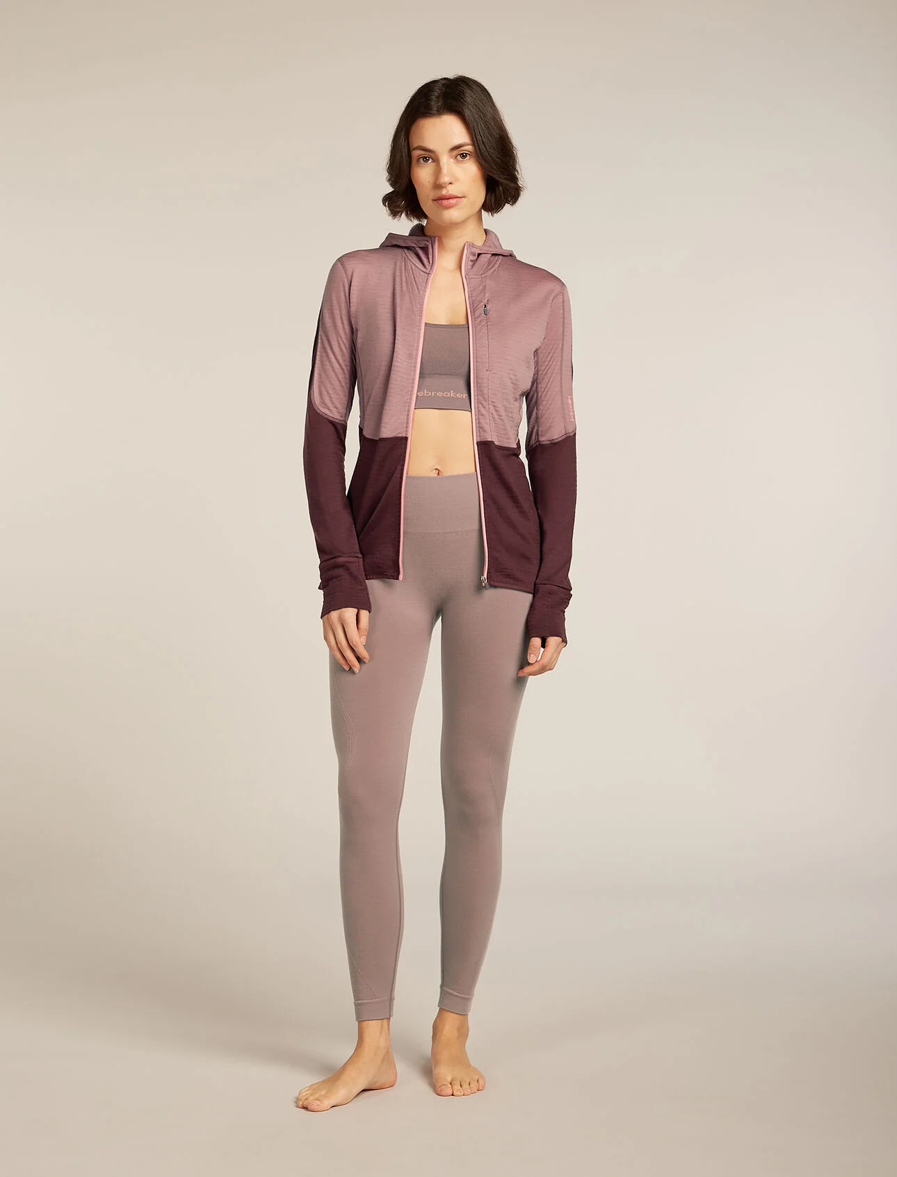 Women's Merino 200 Realfleece Descender LS Zip Hoodie | Fleecejacke – Bild 4