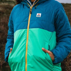 Singletrack Thermore® Isolierte Jacke - Korsarblau/ Dschungelgrün