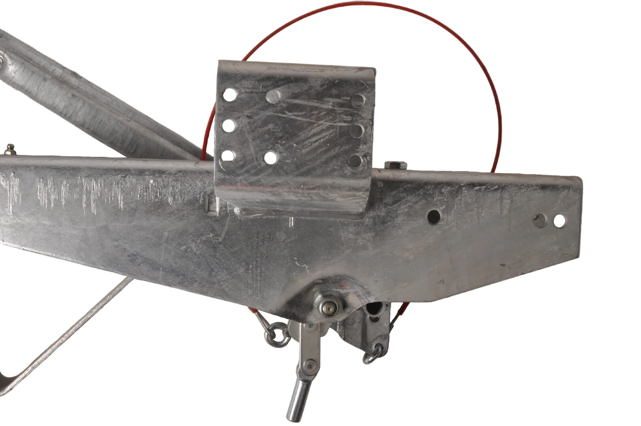 AL- KO Auflaufeinrichtung für Anhänger - 161S - maximale Anhängelast:1600kg - Vierkantrohr anschluss: 70 mm - inkl. Stützrad-Konsole – Bild 5