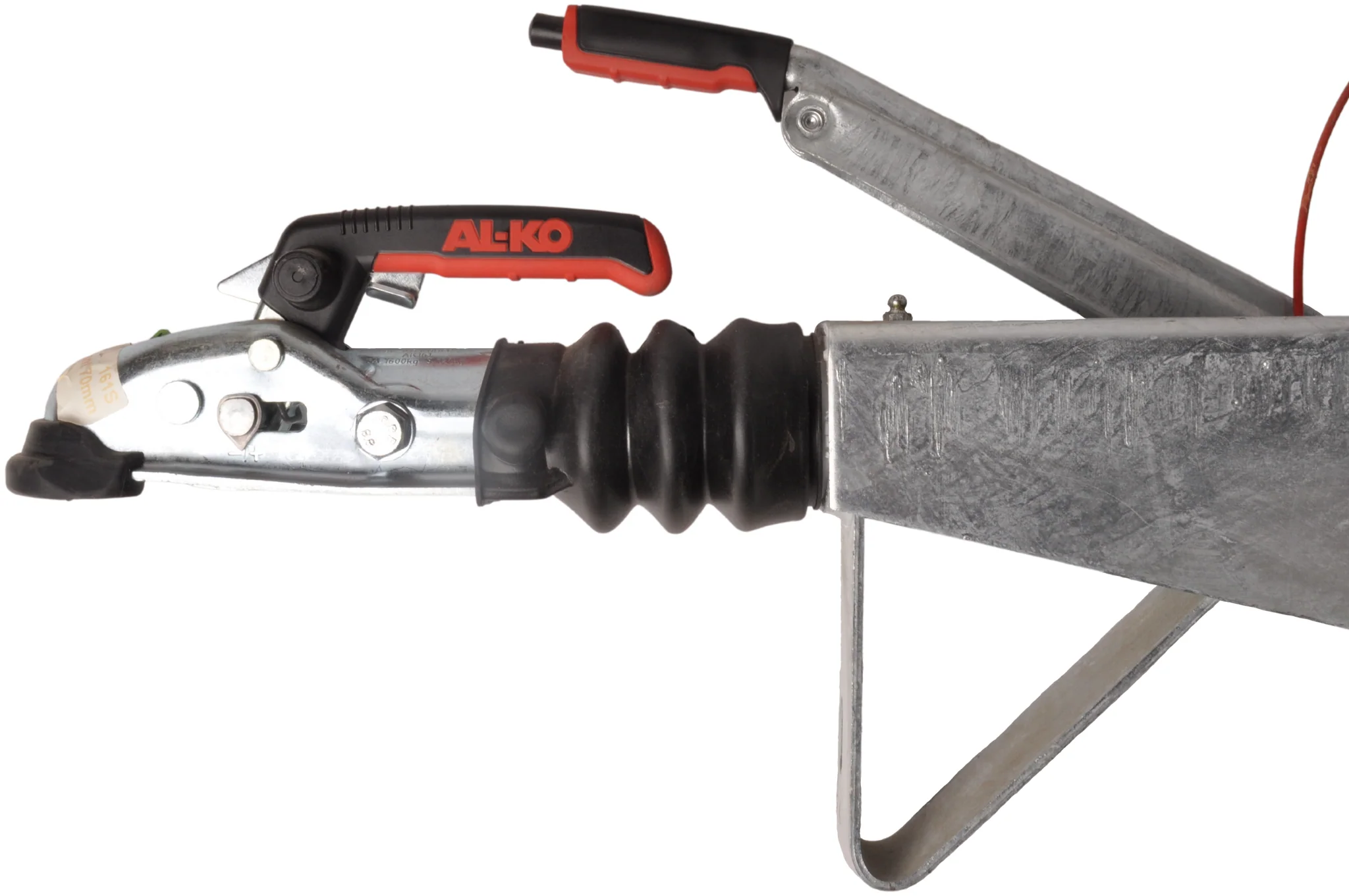 AL- KO Auflaufeinrichtung für Anhänger - 161S - maximale Anhängelast:1600kg - Vierkantrohr anschluss: 70 mm - inkl. Stützrad-Konsole – Bild 6