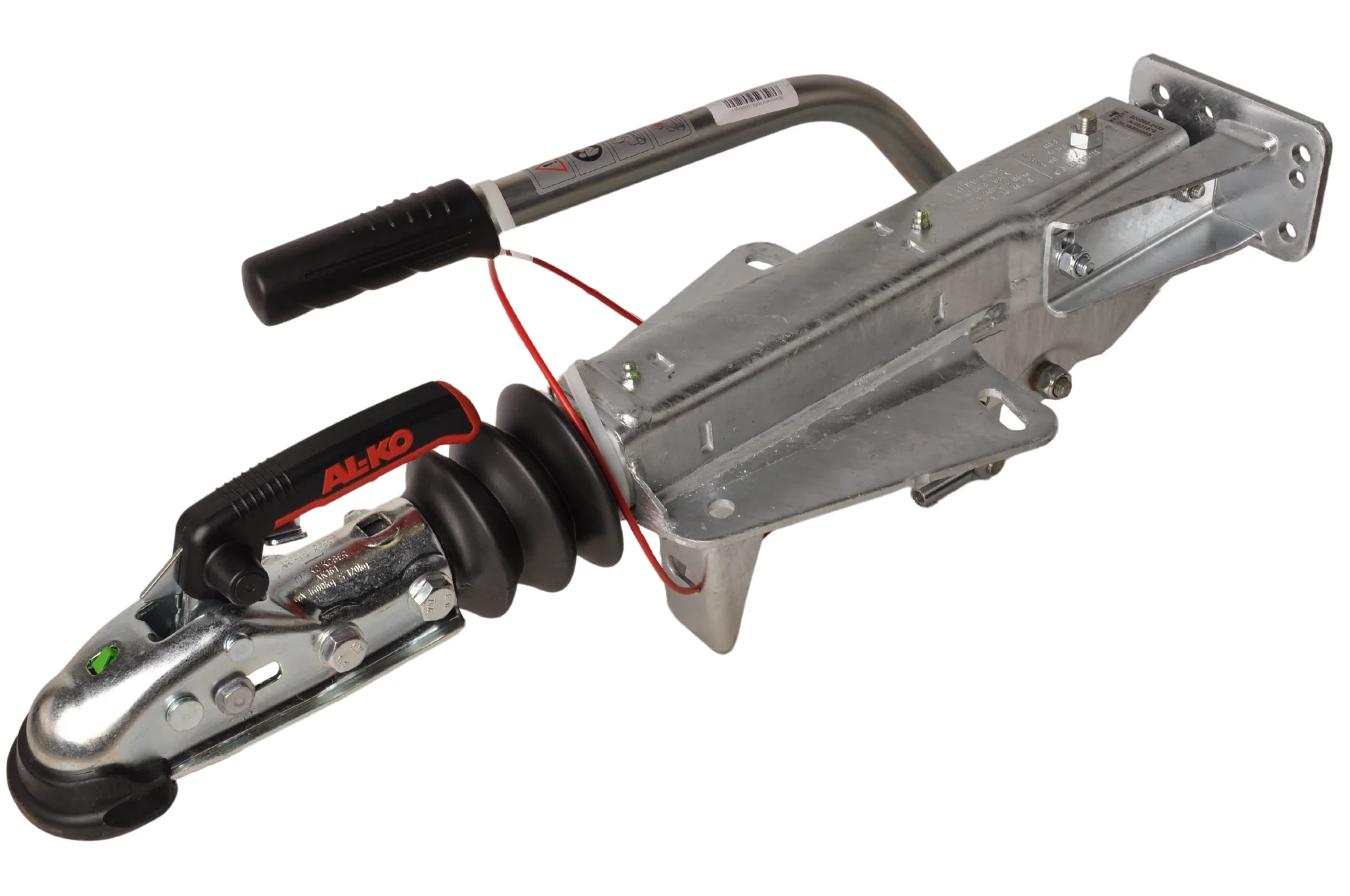 AL- KO Auflaufeinrichtung für Anhänger - 161S - maximale Anhängelast: 1600kg - V-Deichselanschluss - inkl. Stützrad-Konsole – Bild 2