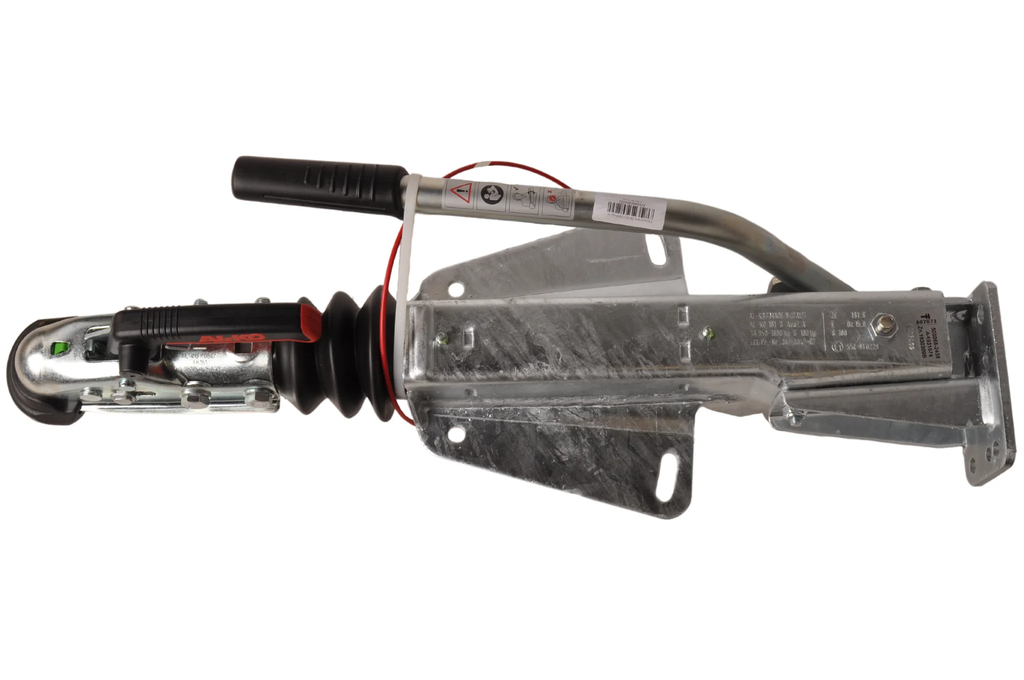 AL- KO Auflaufeinrichtung für Anhänger - 161S - maximale Anhängelast: 1600kg - V-Deichselanschluss - inkl. Stützrad-Konsole – Bild 3