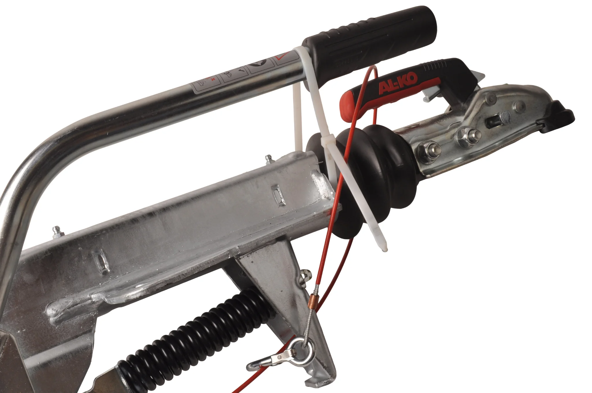 AL- KO Auflaufeinrichtung für Anhänger - 161S - maximale Anhängelast: 1600kg - V-Deichselanschluss - inkl. Stützrad-Konsole – Bild 6