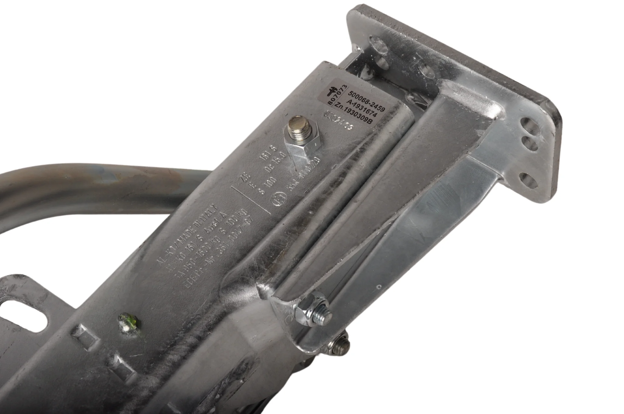 AL- KO Auflaufeinrichtung für Anhänger - 161S - maximale Anhängelast: 1600kg - V-Deichselanschluss - inkl. Stützrad-Konsole – Bild 8