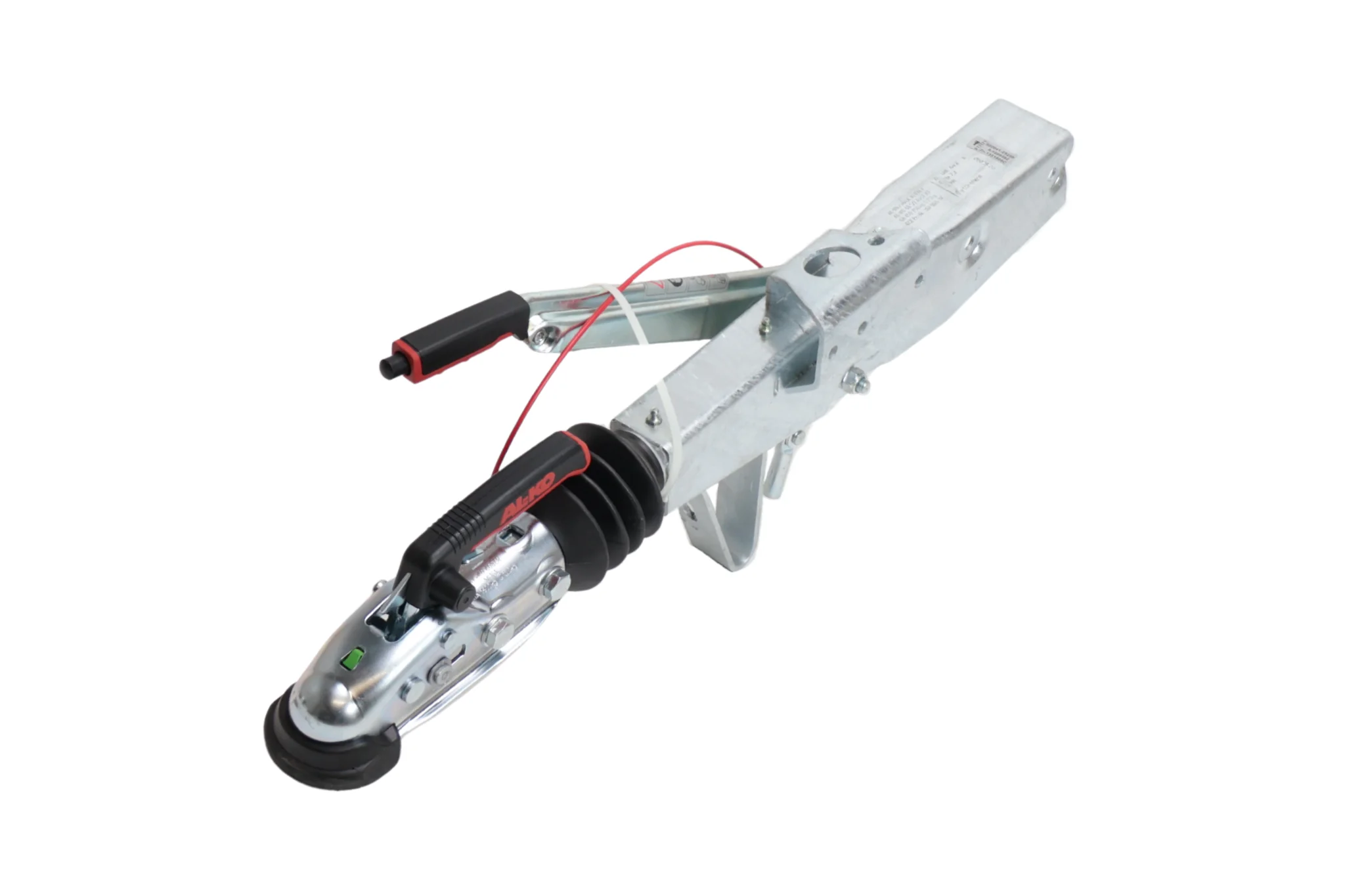 AL- KO Auflaufeinrichtung für Anhänger - 60S/2 - maximale Anhängelast: 750kg - Vierkantrohr anschluss: 60mm - inkl. Stützrad-Konsole