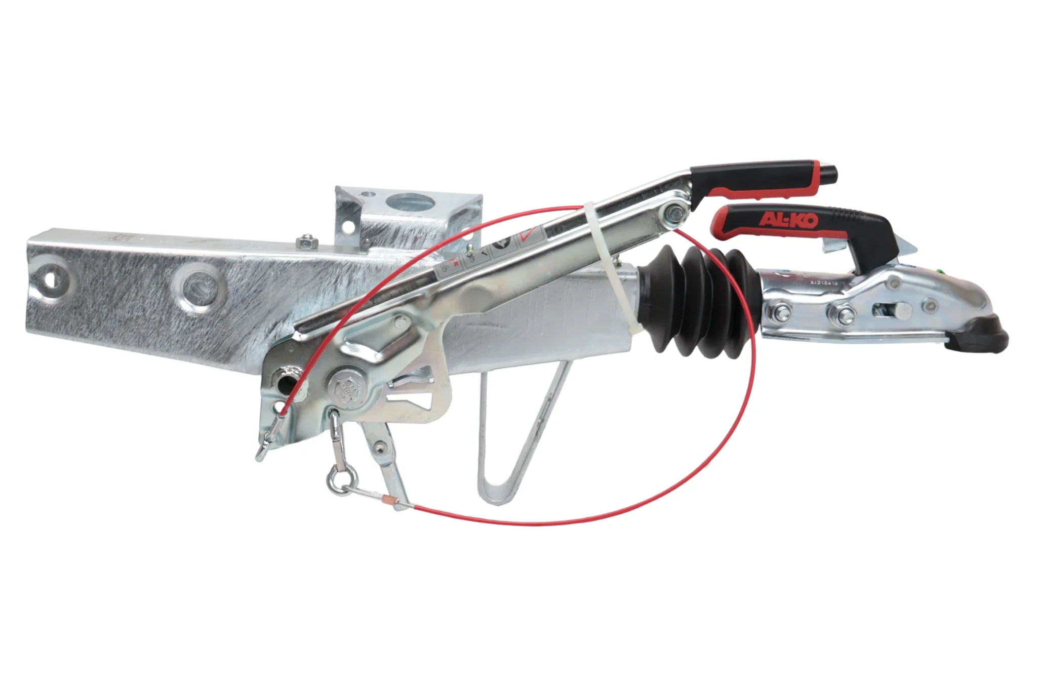 AL- KO Auflaufeinrichtung für Anhänger - 60S/2 - maximale Anhängelast: 750kg - Vierkantrohr anschluss: 60mm - inkl. Stützrad-Konsole – Bild 5