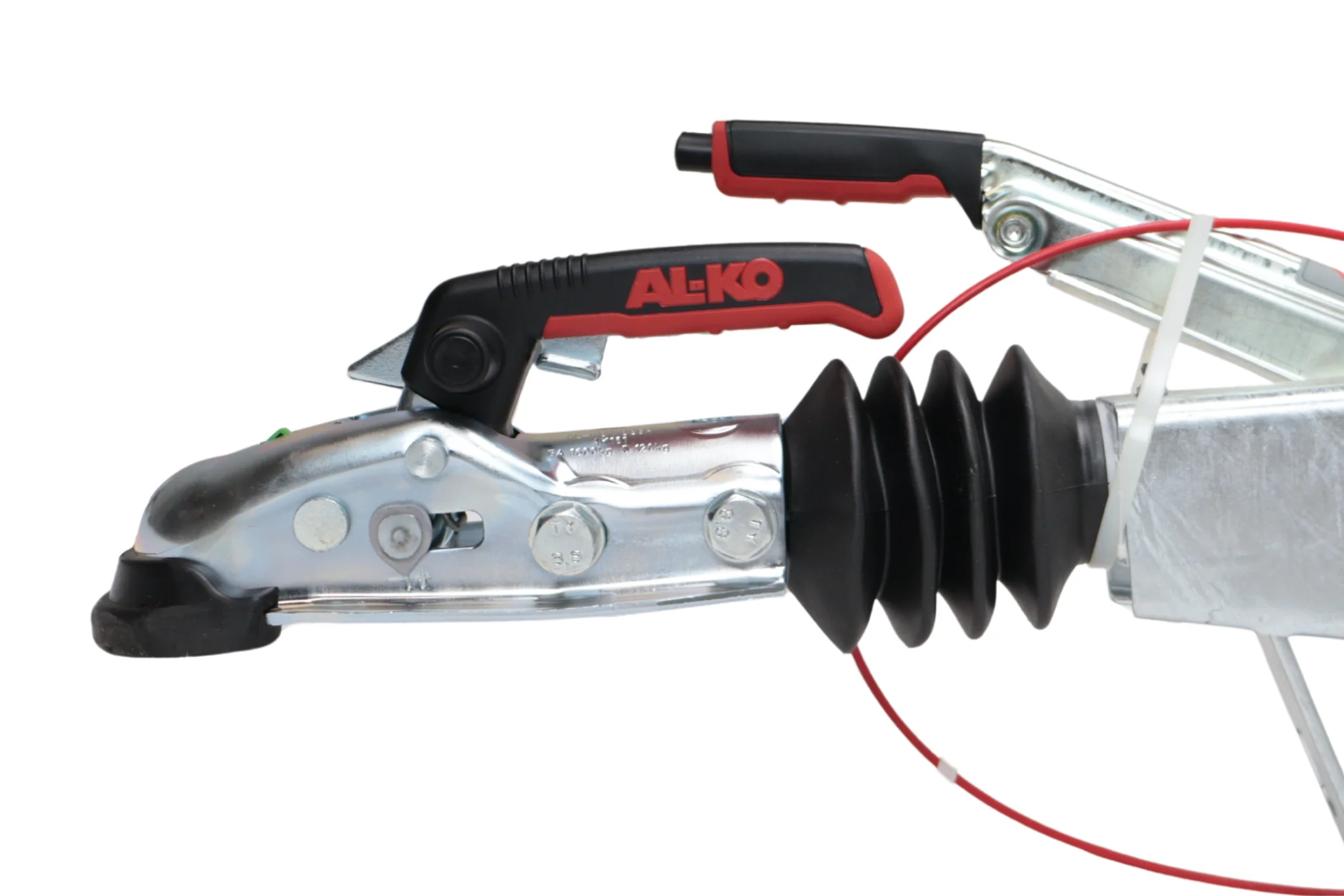 AL- KO Auflaufeinrichtung für Anhänger - 60S/2 - maximale Anhängelast: 750kg - Vierkantrohr anschluss: 60mm - inkl. Stützrad-Konsole – Bild 6