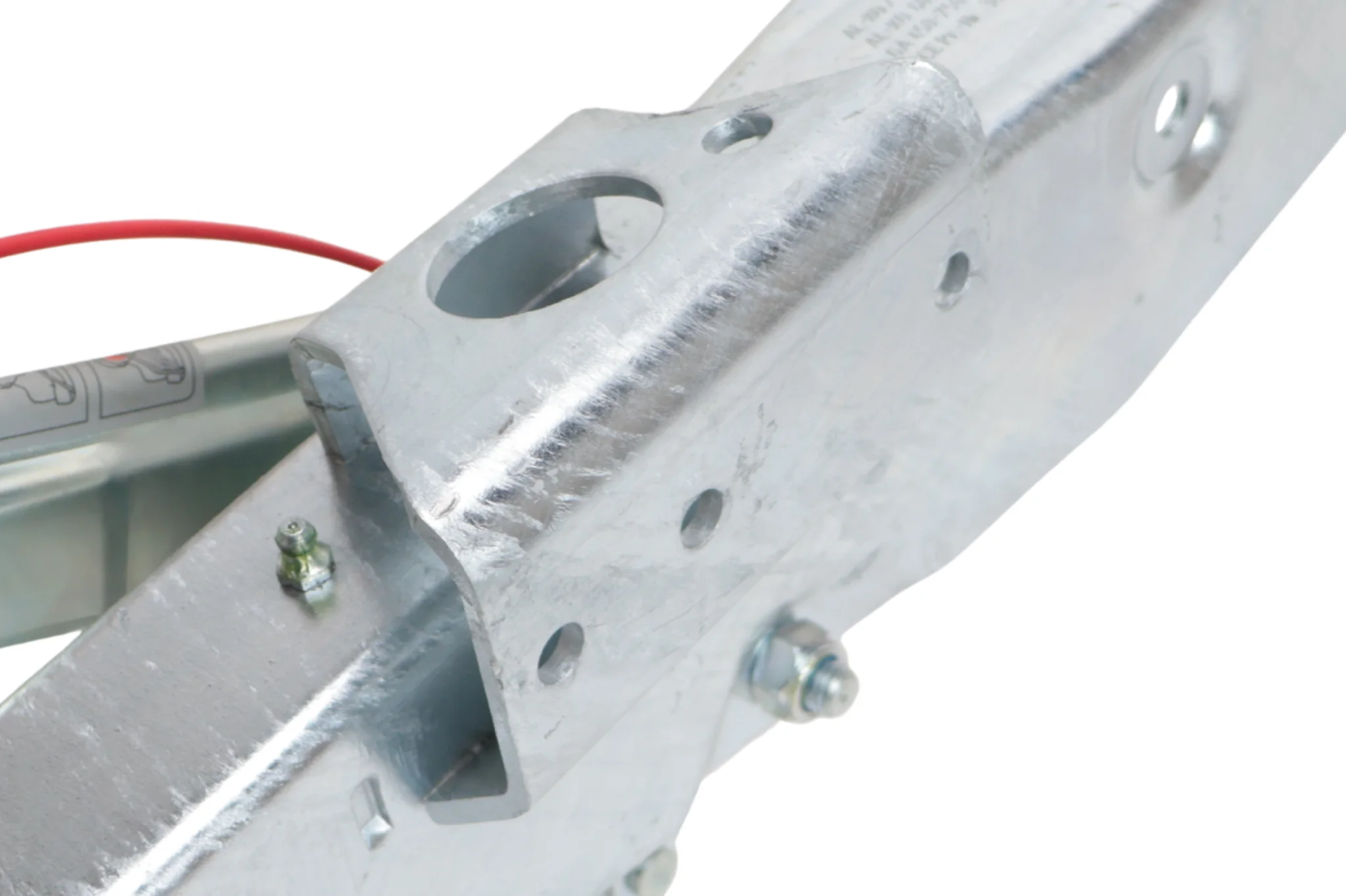 AL- KO Auflaufeinrichtung für Anhänger - 60S/2 - maximale Anhängelast: 750kg - Vierkantrohr anschluss: 60mm - inkl. Stützrad-Konsole – Bild 8