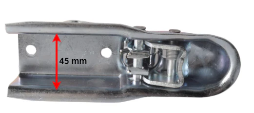 Albe EM80VK - Rohr 45 mm - 800 kg - ungebremste Kugelkupplung – Bild 6