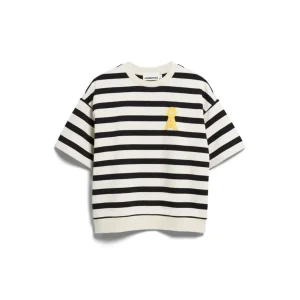 BAMIKAA Gestreiftes Sweatshirt • undyed-black