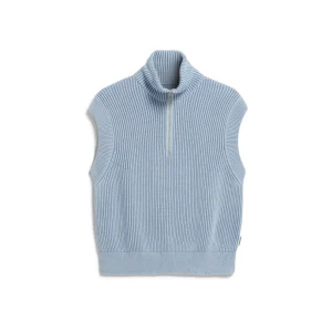 VANISÉ Strickweste • blue glow-dark blue glow