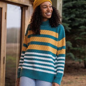 Ramble Strickpullover - Mittelmeer