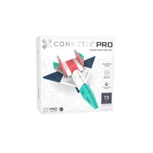 CONNETIX PRO Constructor Set 70 pc - Advanced Magnetische Bausteine für ältere Kinder