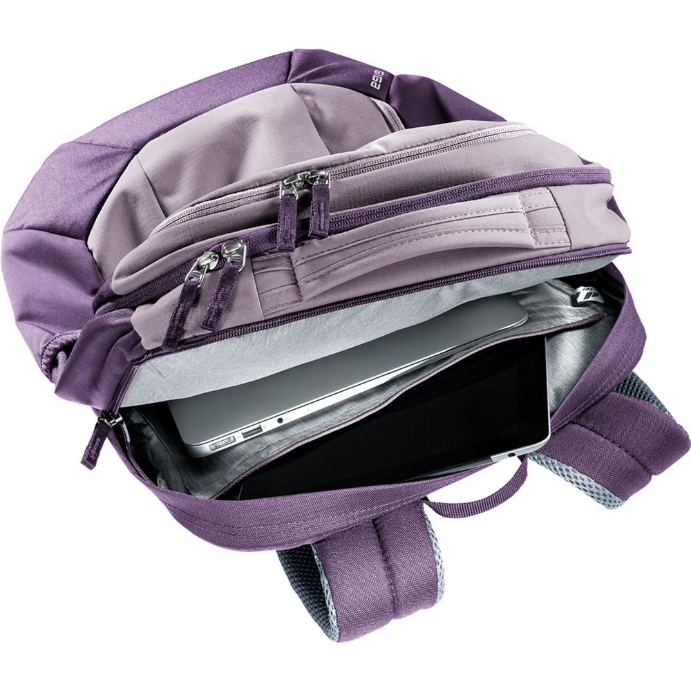 deuter Giga, Lifestyle-Rucksack, lavender-purple (lila), 28L, mit Flaschenhalter und Laptopfach – Bild 9