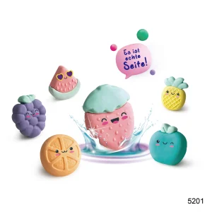 Knet Seife Früchte Set – Knete wird Seife für Kinder