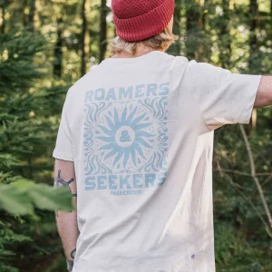 Shine Bio-Baumwoll-T-Shirt  - Milchig Meliert