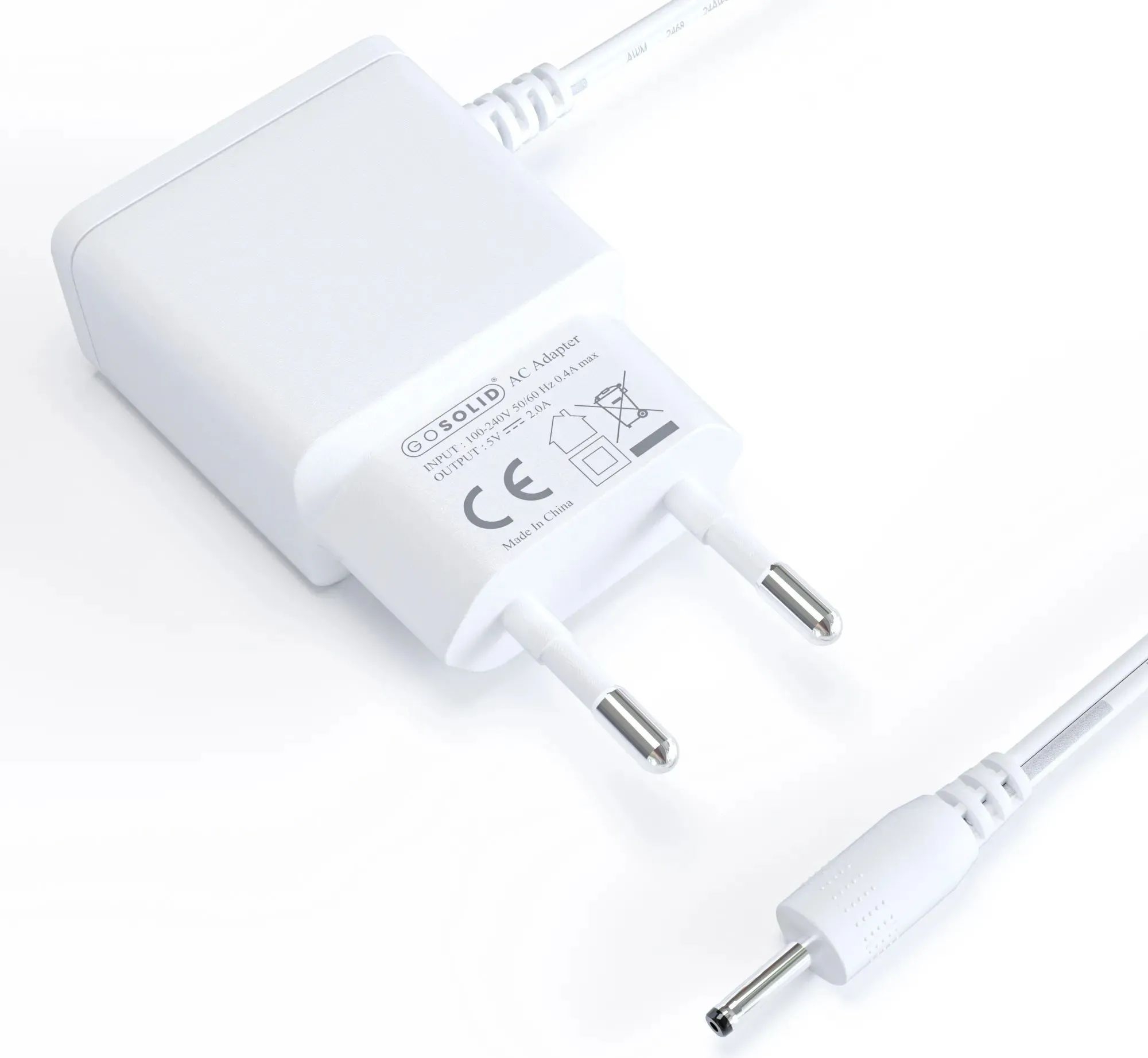 GO SOLID! Babyphone Ladegerät – Kamera Adapter kompatibel mit Alecto DVM-190