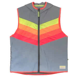 Gofluo Warnweste "Darkflow - Grey reflective" für Kinder