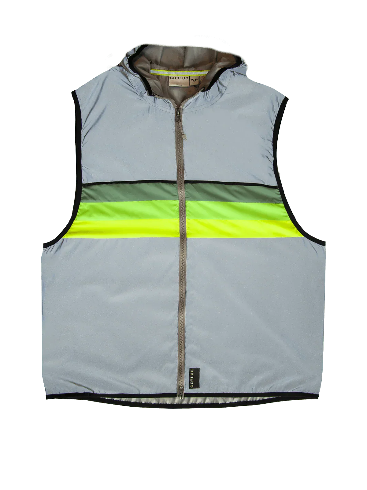 Gofluo Warnweste "North - Grey reflective" für Kinder – Bild 2