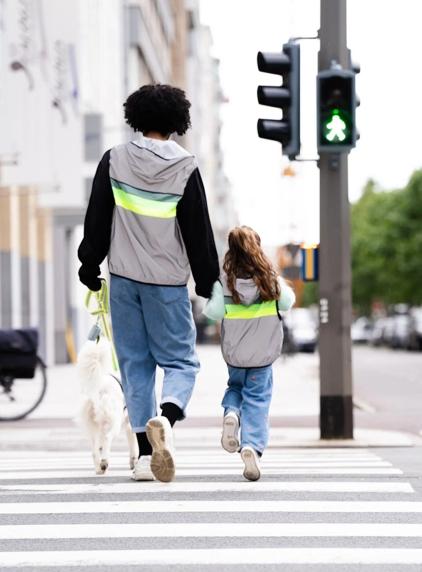 Gofluo Warnweste "North - Grey reflective" für Kinder – Bild 5