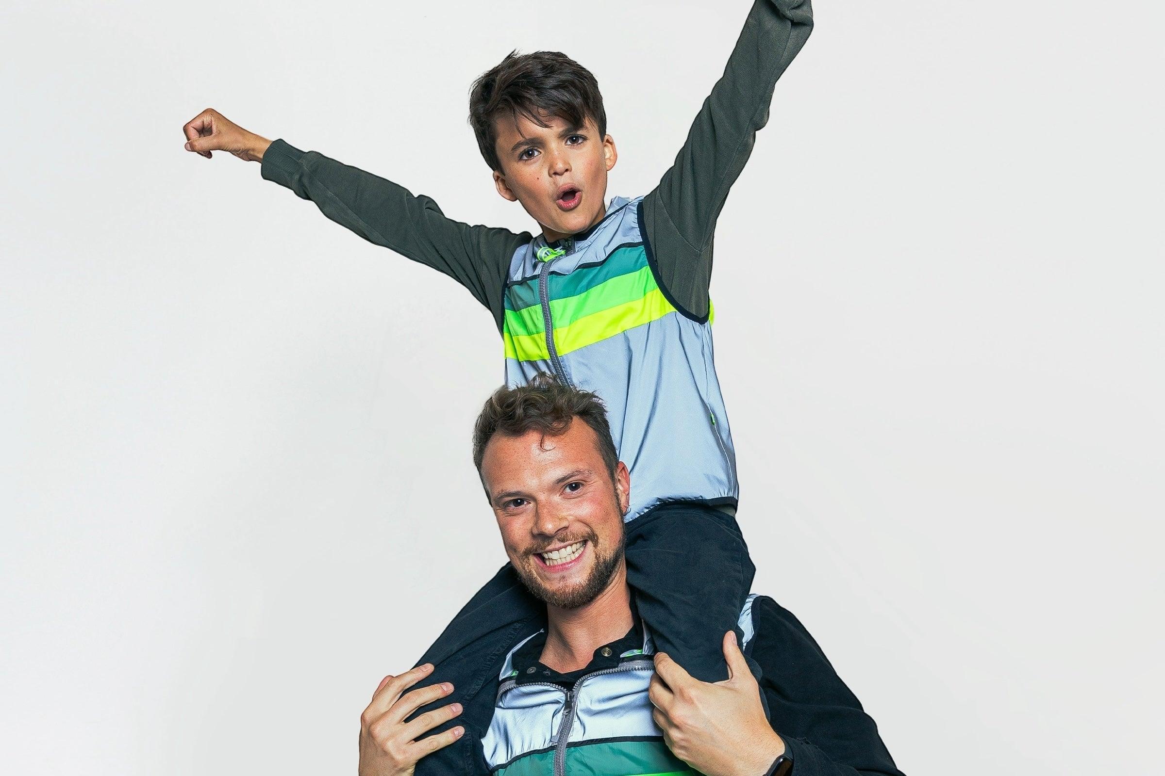 Gofluo Warnweste "North - Grey reflective" für Kinder – Bild 6