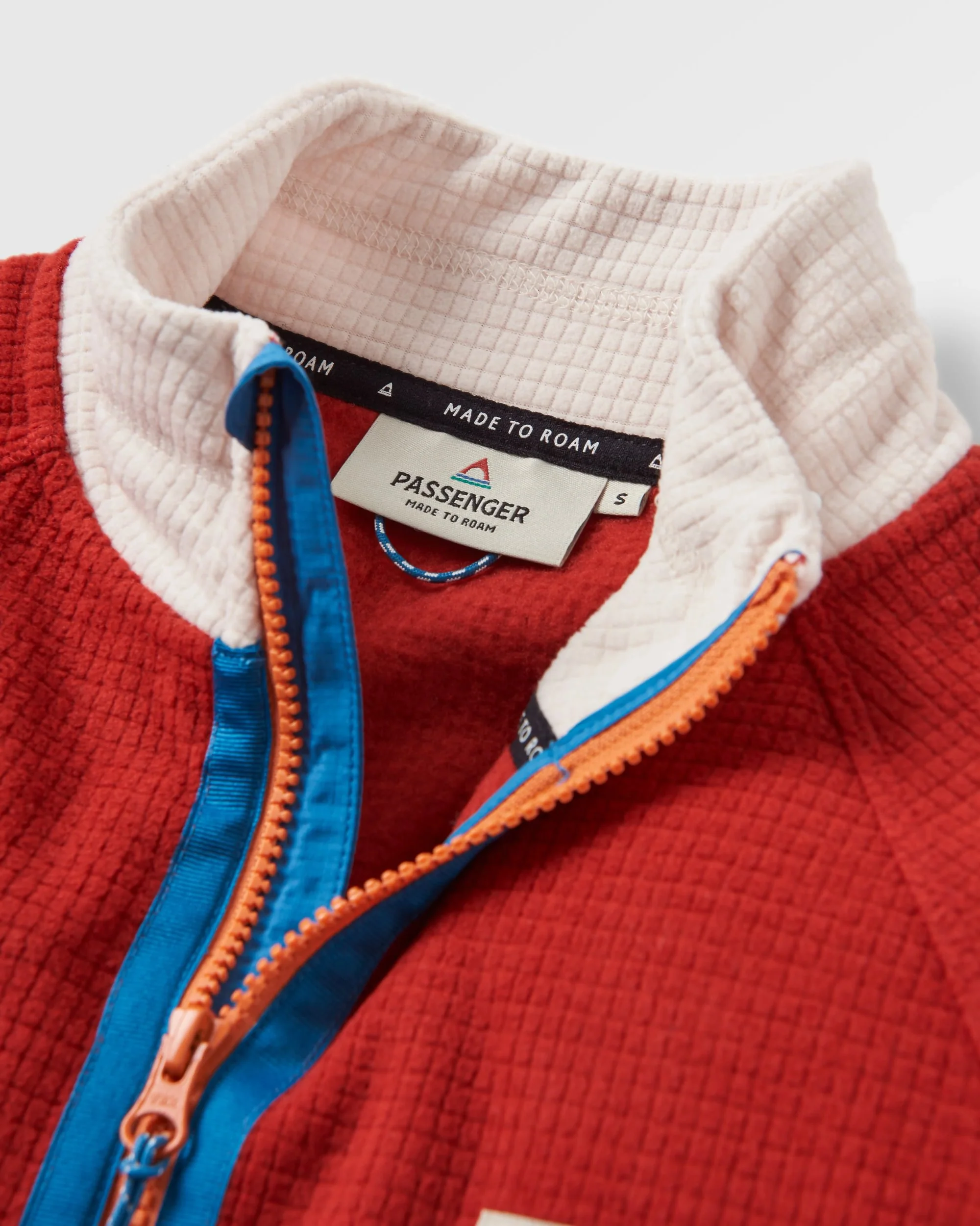 Off Trail Grid-Polarfleece - Rotocker/Birke – Bild 5