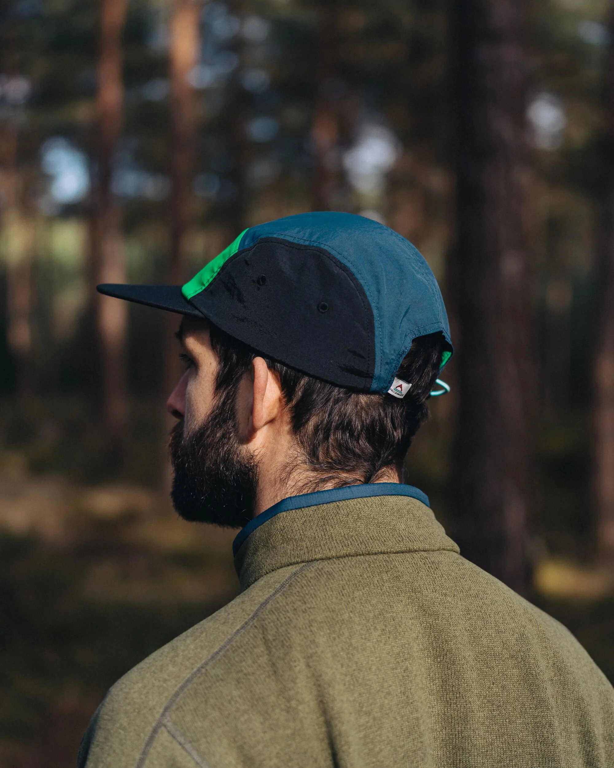 Emerge 5-Panel Trail Kappe - Khaki – Bild 5