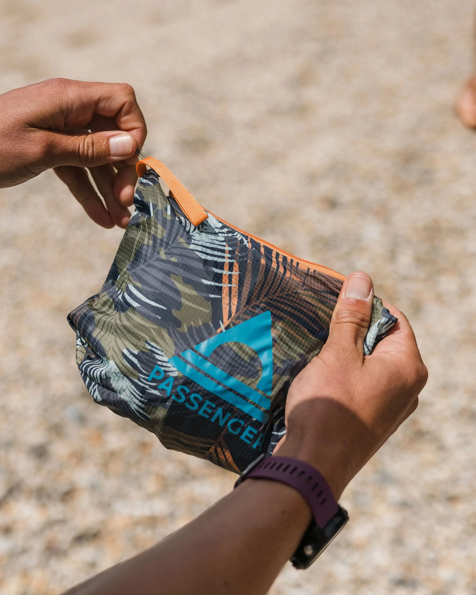 Gusto Windshell Anorak - Palm Camo Aprikose – Bild 6