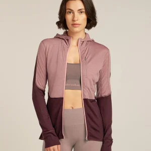 Women's Merino 200 Realfleece Descender LS Zip Hoodie | Fleecejacke