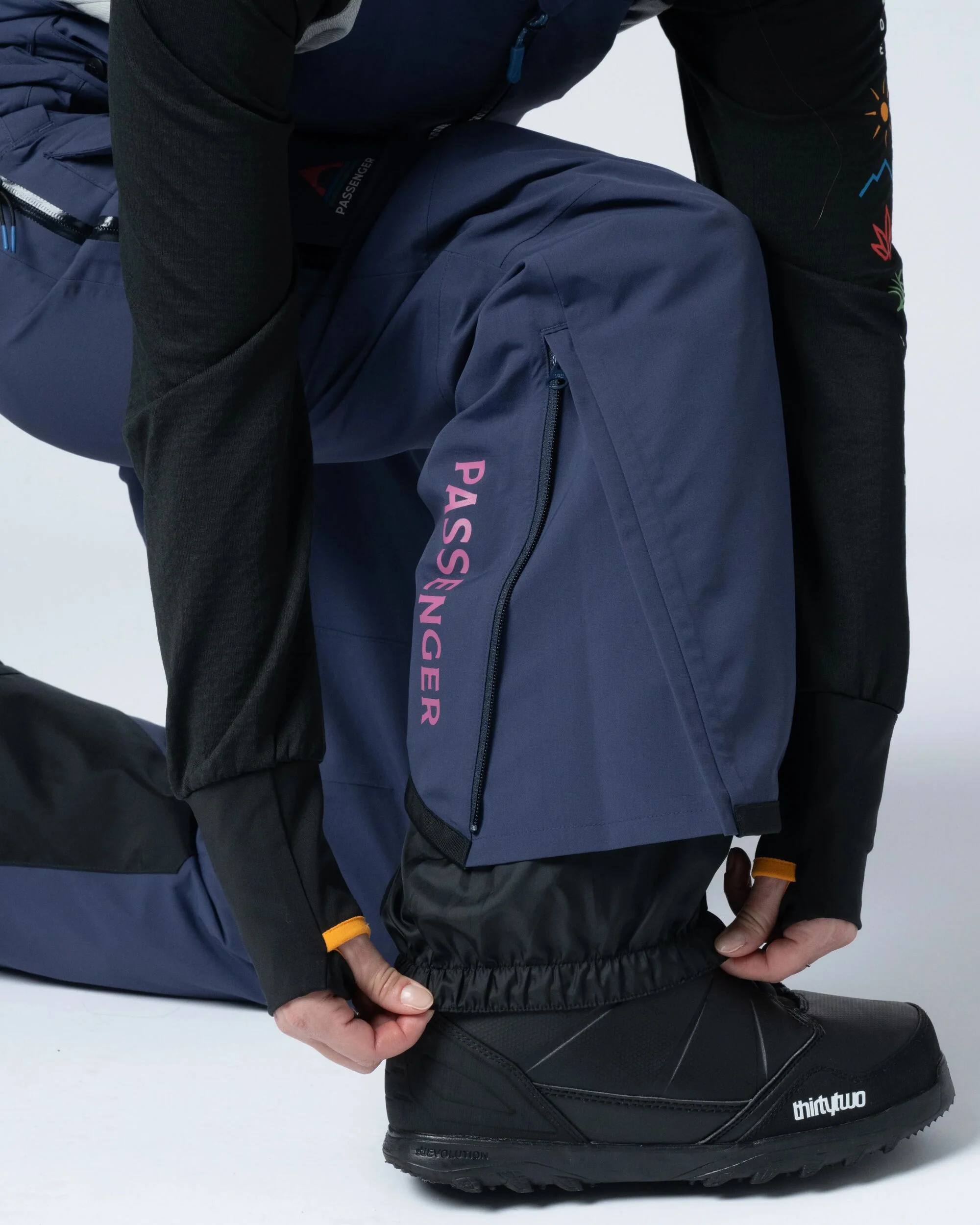 Snowscape Isolierte Latzhose für Damen - Tiefes Marineblau – Bild 9