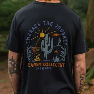 Tizana Baumwoll-T-Shirt - Schwarz