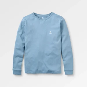 Klassisches Langarmshirt – Faded Denim