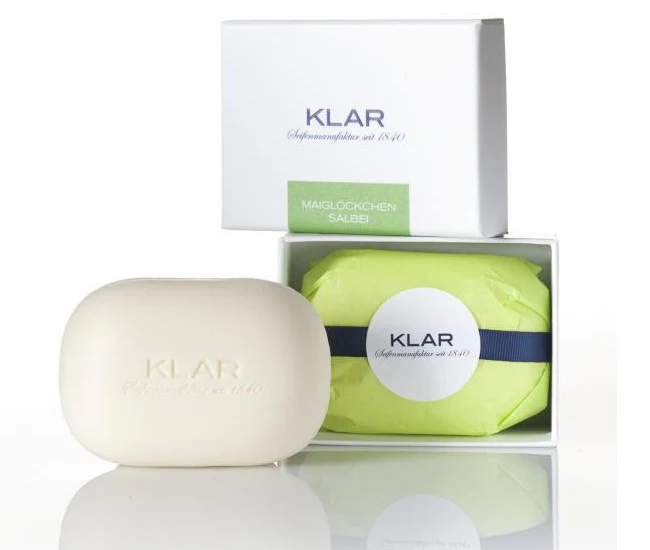 Klar Exklusivseife Maiglöckchen & Salbei 135g – Bild 2