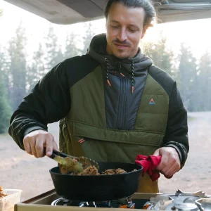 Oceanic isolierte Anorak - Schwarz/Khaki