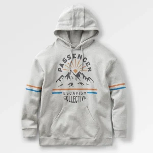 Wander Baumwoll Hoodie meliert - Graumeliert