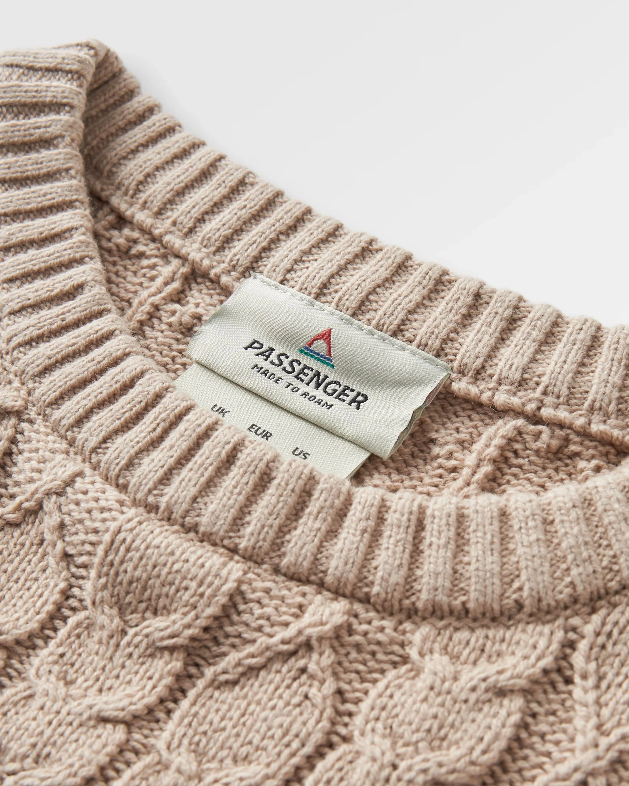 Homely Kurzarm-Strickpullover - Einfach Taupe – Bild 8