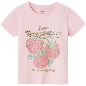 Name It Mini - Regular Fit T-Shirt in Parfait Pink