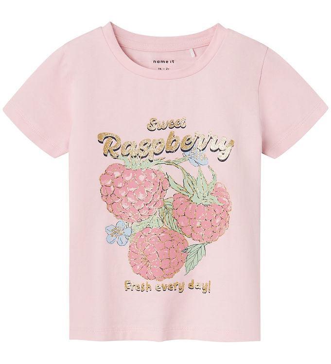 Name It Mini - Regular Fit T-Shirt in Parfait Pink – Bild 2